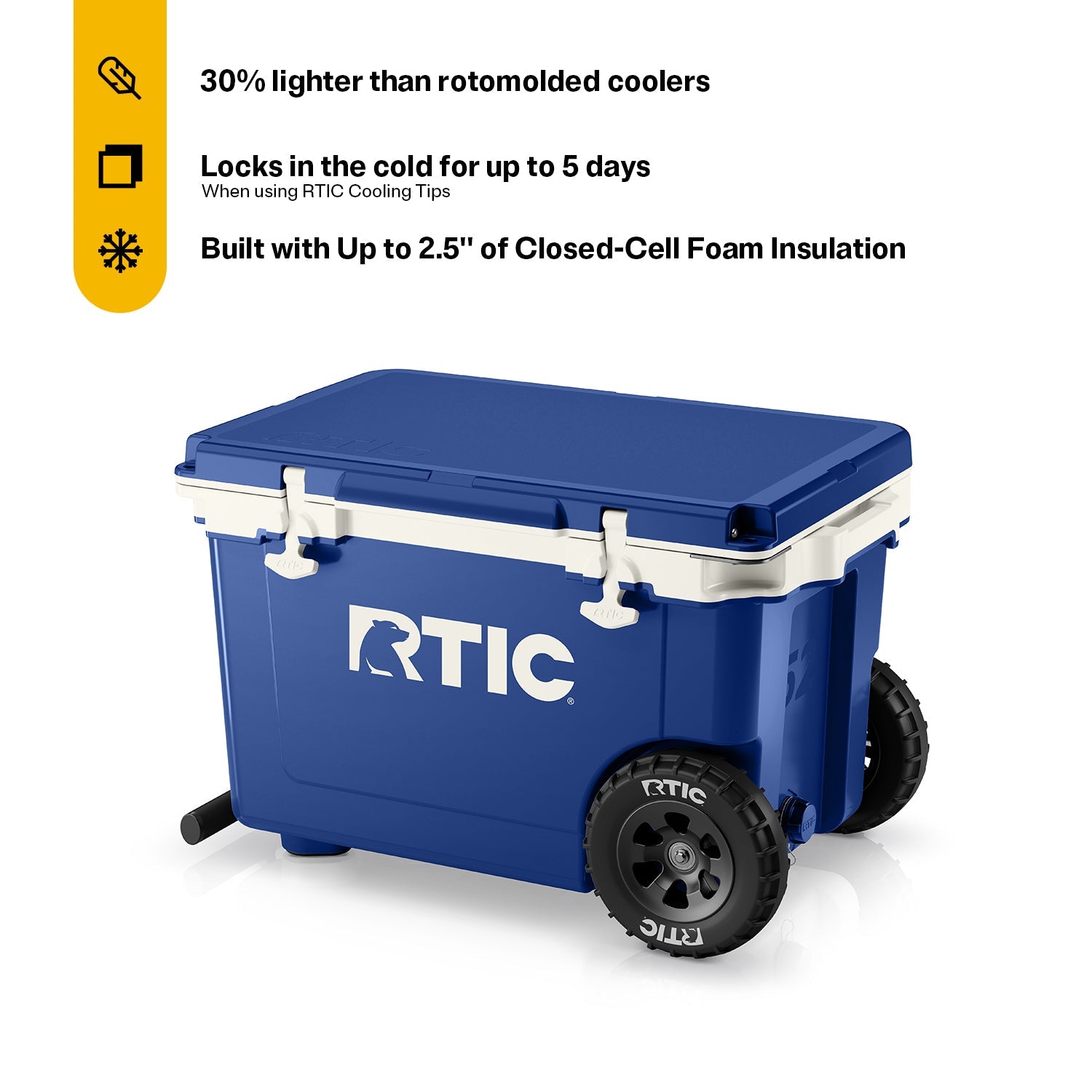 52 QT Ultra-Light Wheeled Cooler