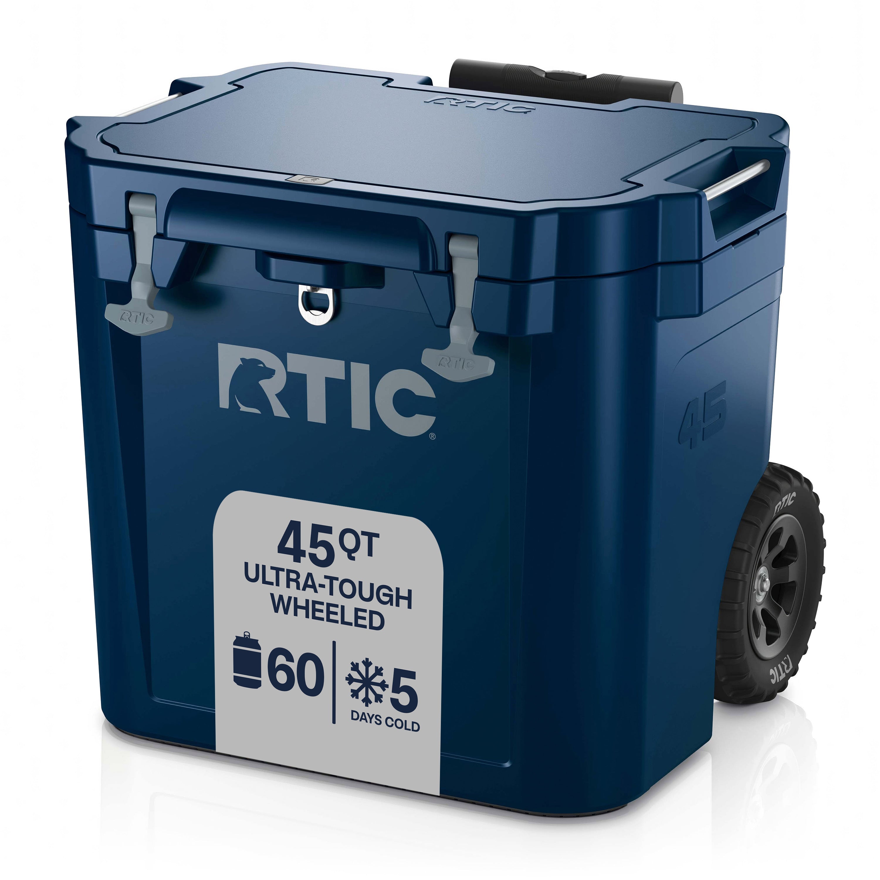 45 QT Ultra-Tough Wheeled Cooler