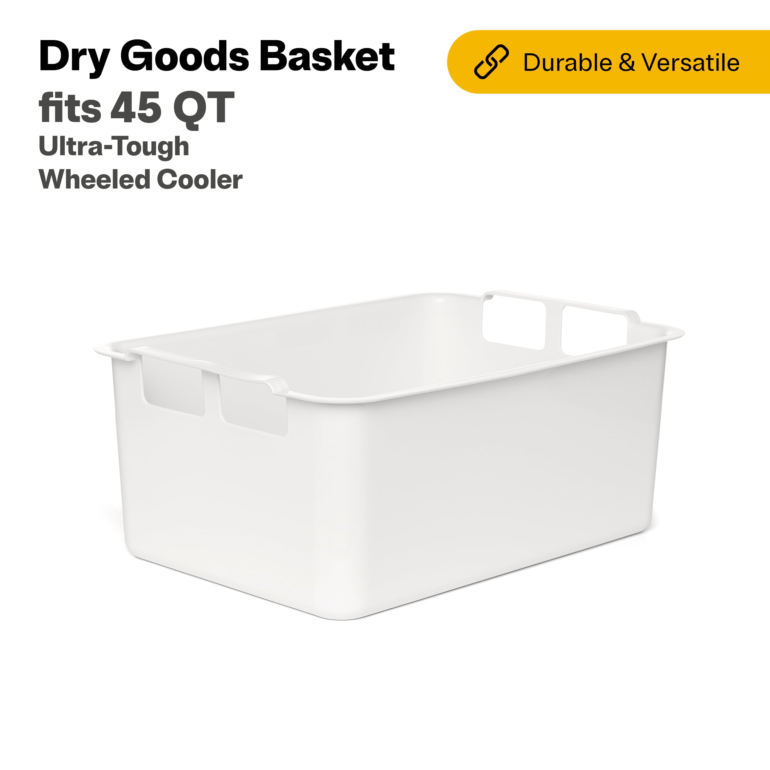 45 QT Ultra-Tough Wheeled Cooler