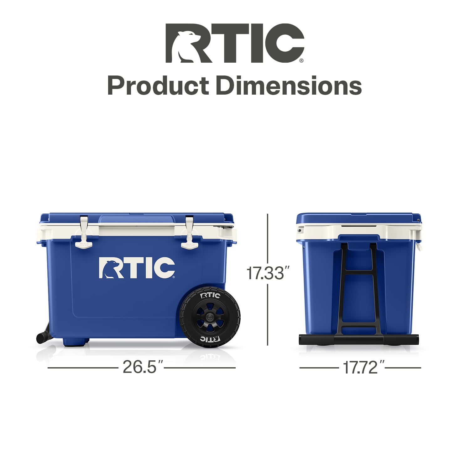 52 QT Ultra-Light Wheeled Cooler